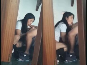 Được chị gái dâm đãng bú cu