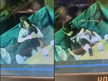 Em gái bú cu bạn trai trong quán trà sữa